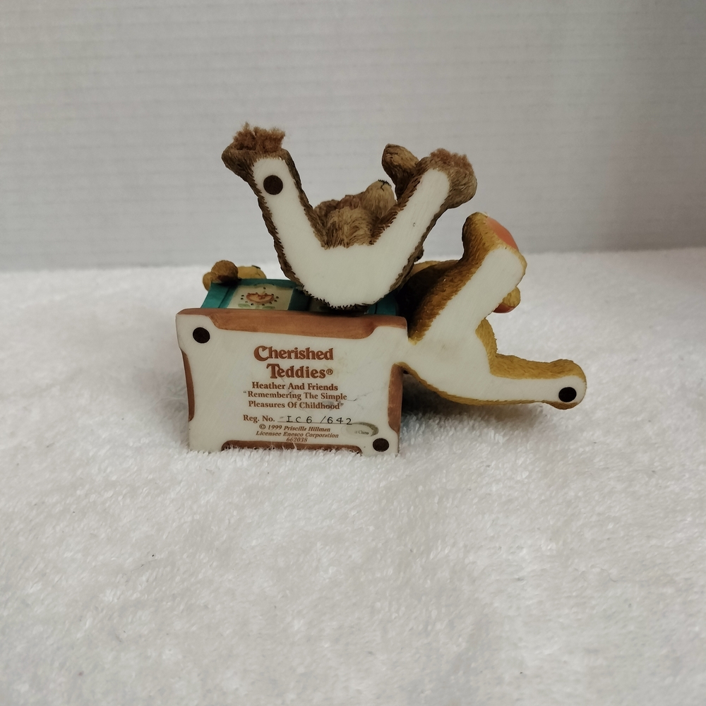 Cherished Teddies Brown and Tan Ceramic Figurine - Picture 5 of 5